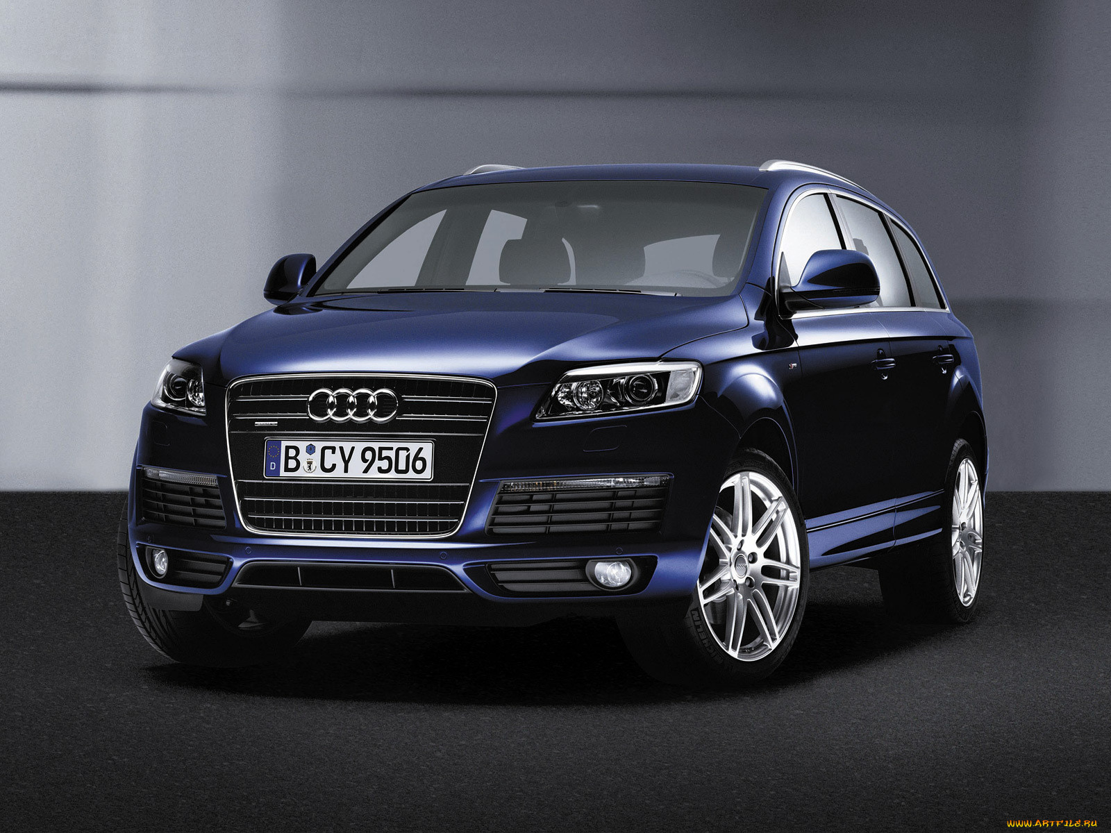 audi, q7, line, 